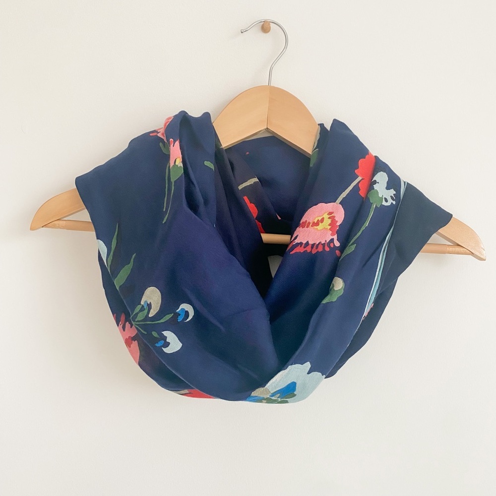 LOFT floral infinity scarf